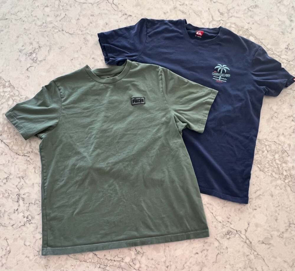 Men’s XL Shirt Bundle – Puma & Quiksilver